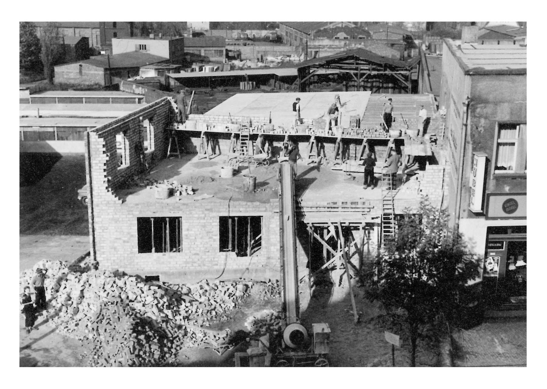 Umbau in der Kaiserstrasse, 1953